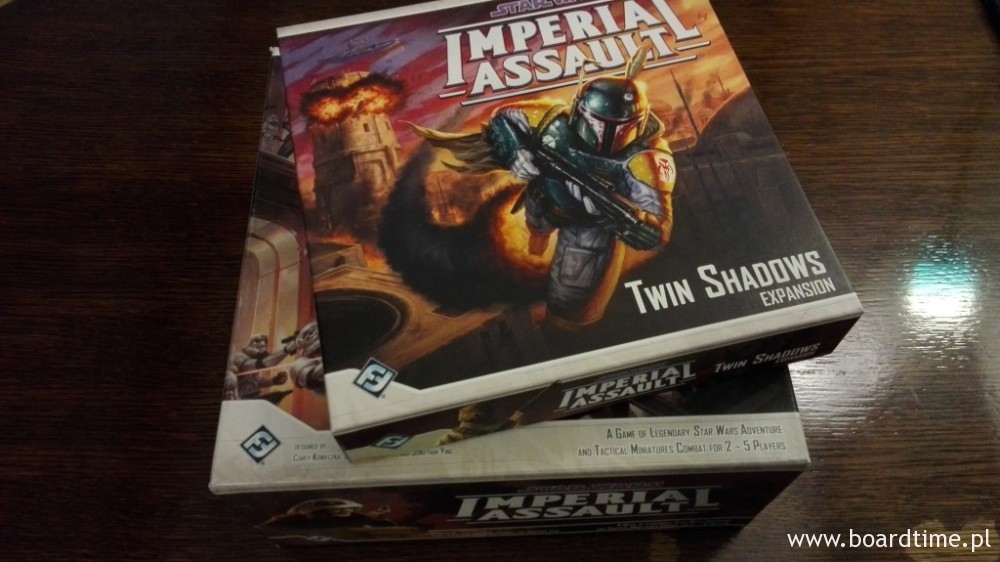 Dodatek "Twin Shadows", a pod spodem core set „Imperial Assault"