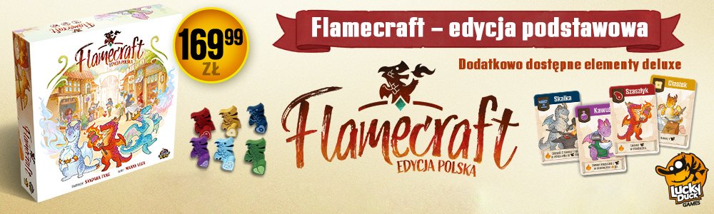 Flamecraft rodzinna gra planszowa dla graczy